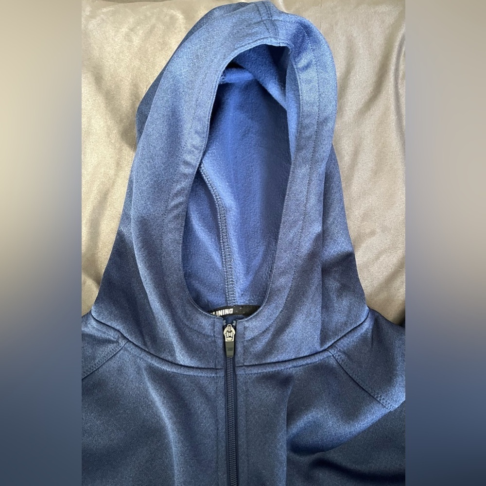 Tek Gear Men’s Navy Blue Training Performance Wear Zippered Hoodie; Size L - Picture 3 of 9